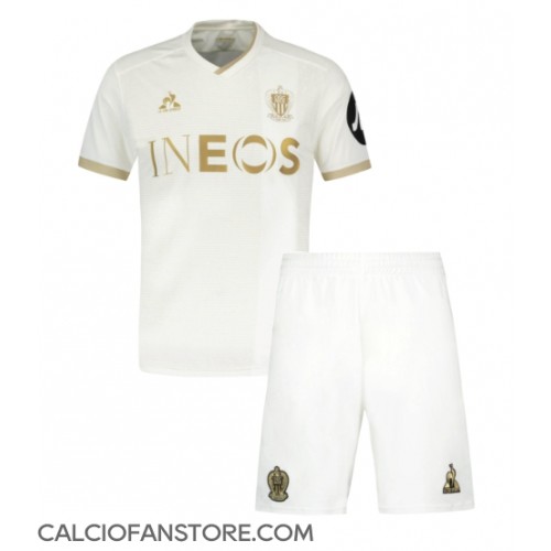 Maglia Calcio OGC Nice Seconda Divisa Bambino 2024-25 Manica Corta (+ pantaloncini)
